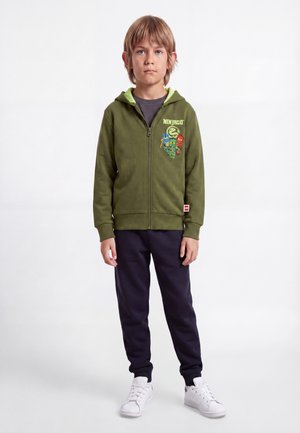 LEGO® kidswear, HOODED - Sweater met rits - dark green