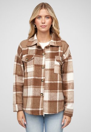 Cloud 5ive MIT 2-BRUSTTASCHEN - Summer jacket - brown beige