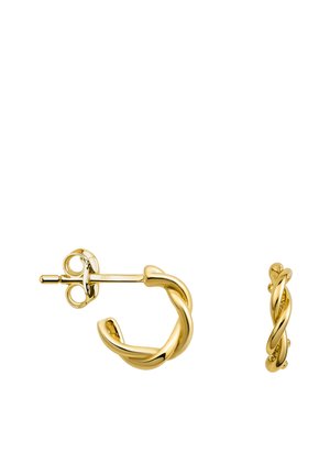 CURVED - Øreringe - gold-coloured