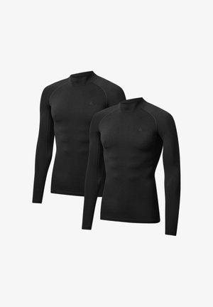 Danish Endurance COMPRESSION 2-PACK - Longsleeve - black