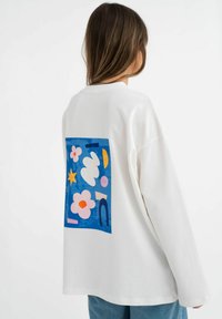 MIRONS Langarmshirt - white