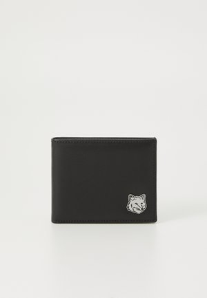 Maison Kitsuné FOX HEAD BIFOLD WALLET UNISEX - Portefeuille - black