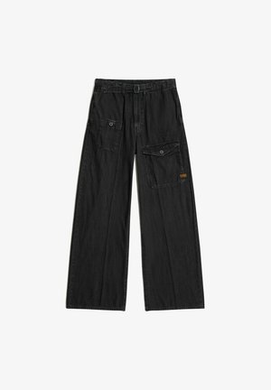 G-STAR, BELTED LOOSE - Jeans Straight Leg - worn in nighttime sky