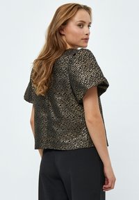 Minus MIGABRIANNA BLOUSE - Bluse - black/gold