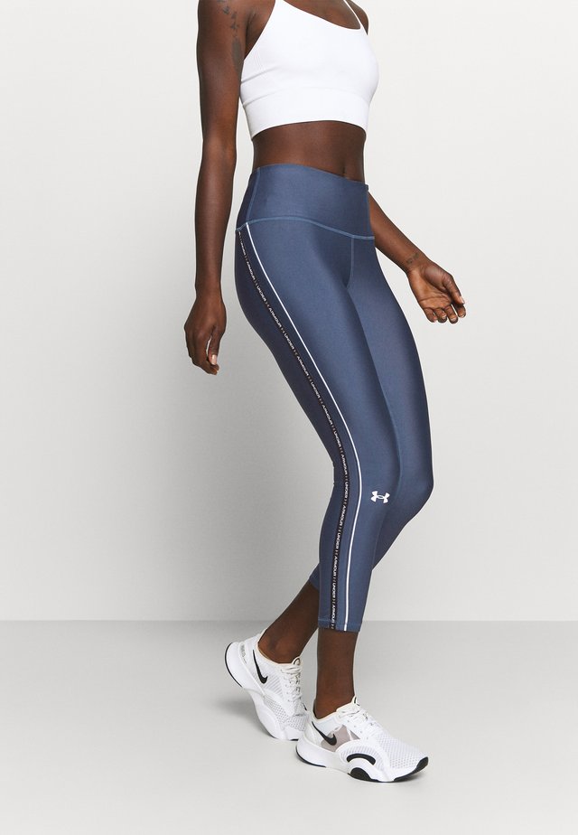 ANKLE CROP - Legginsy - mechanic blue