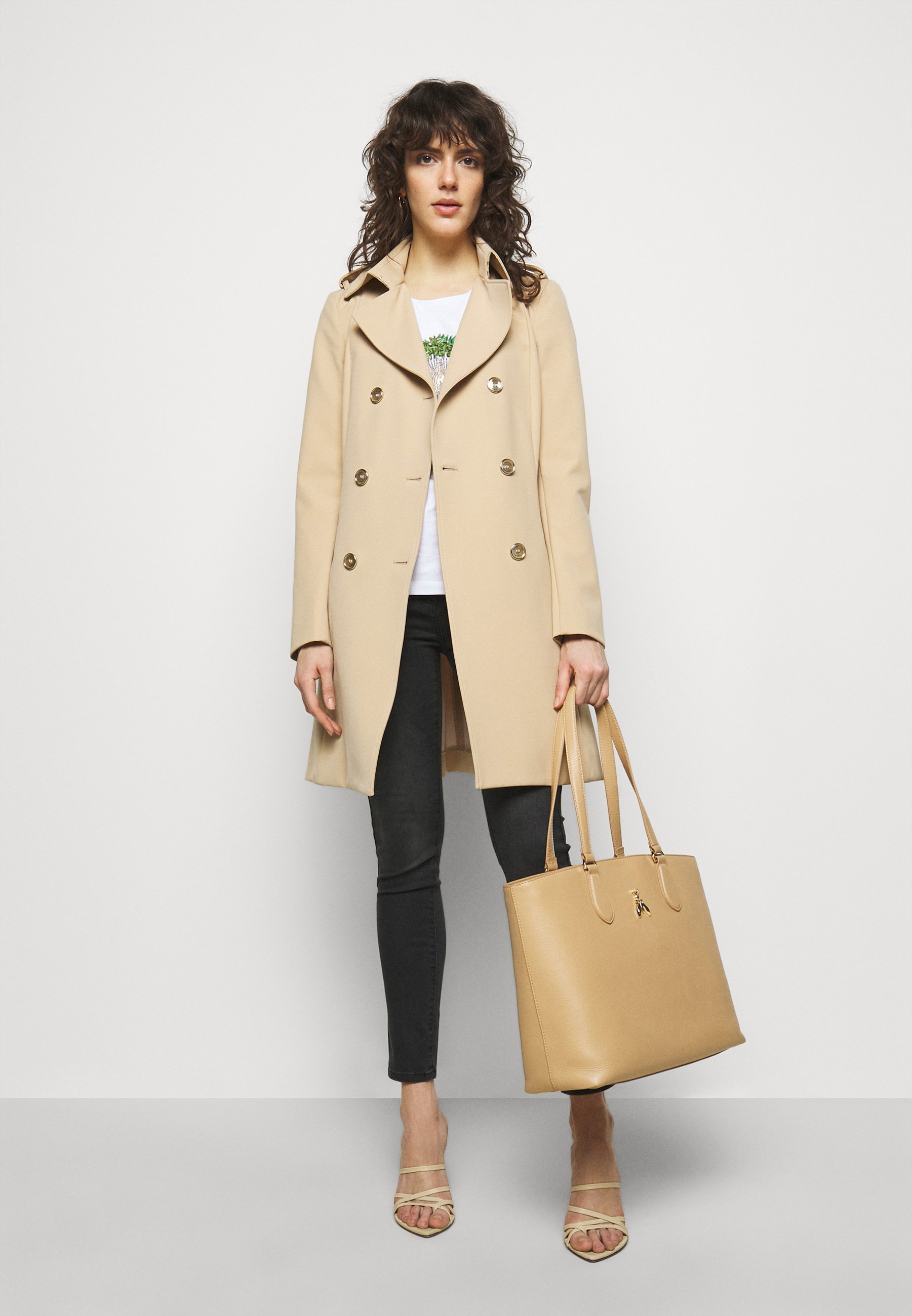 Patrizia Pepe BORSA - Shopping bag - pompei beige/beige - Zalando