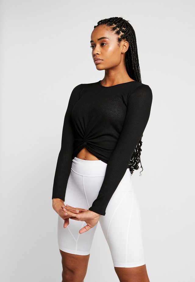 TWIRL - Maglietta a manica lunga - black