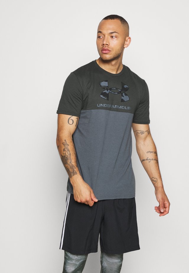 CAMO BIG LOGO  - T-shirt imprimé - baroque green