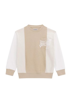 COLOR-BLOCK-OPTIK - Sudadera - mehrfarbig beige