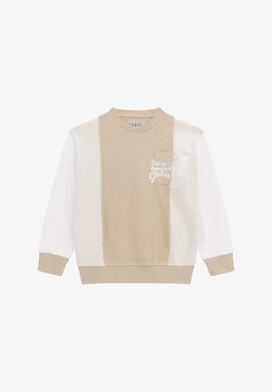 COLOR-BLOCK-OPTIK - Sudadera - mehrfarbig beige