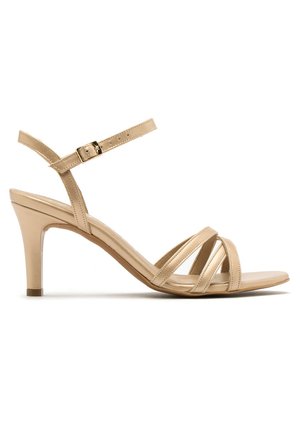 Sandals - gold-coloured