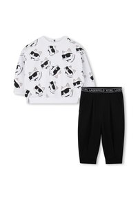 KARL LAGERFELD KIDS SET - Sweatshirt - white/black