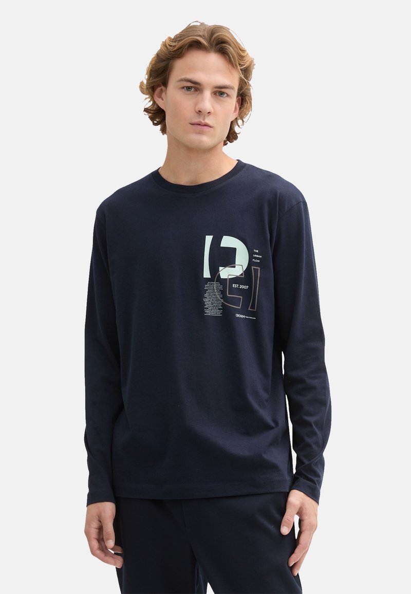 TOM TAILOR Longsleeve - dunkelblau