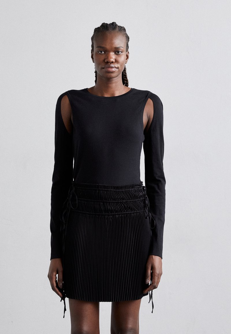 Helmut Lang CUT OUT CREW - Pullover - schwarz