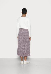 MSCH Copenhagen HEDDA RIKKELIE SKIRT  - Saia comprida - blue nights