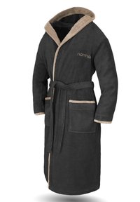 Normani WELLNESS - Bademantel - schwarz/beige