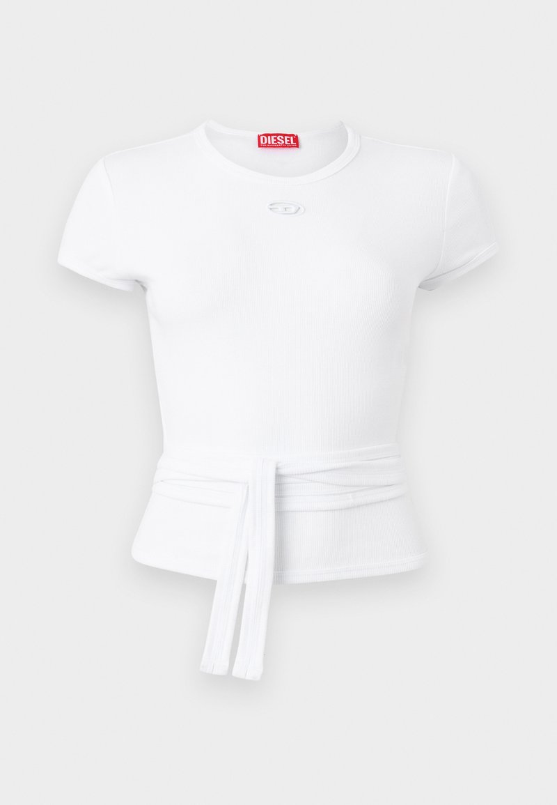Diesel BUNNY TAIL - T-shirt con stampa - white/bianco - Zalando.it