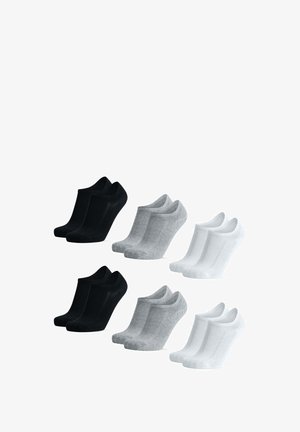 6-PACK - Calcetines tobilleros - black grey white