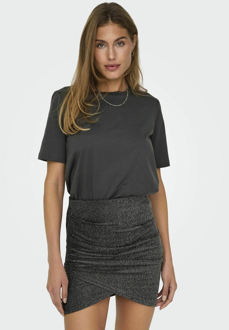 ONLY EINFARBIGES - T-shirt basic - phantom