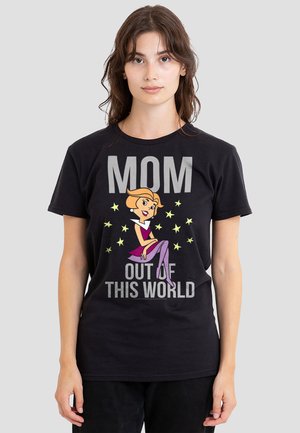 Cotton Soul, OUT OF THIS WORLD MOM - Print T-shirt - black