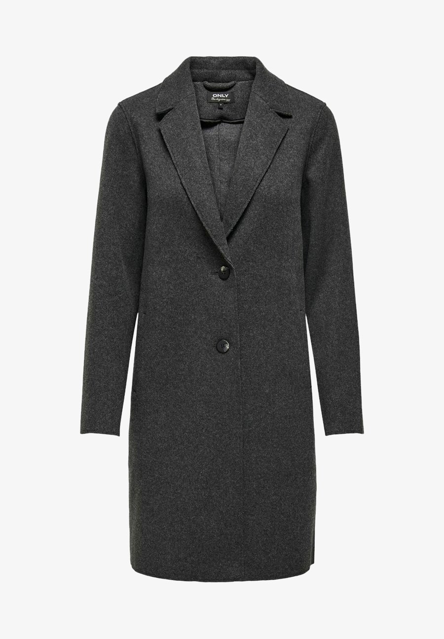ONLY ONLCARRIE BONDED NOOS Kurzmantel dark grey melange