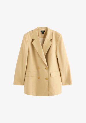 Lindex, WITH DOUBLE BUTTON CLOSURE - Korte frakker - dark dusty yellow