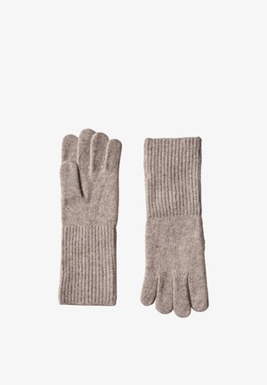 Street One, PLAIN FINE-KNIT GLOVES - Guantes - sandy mocca mel
