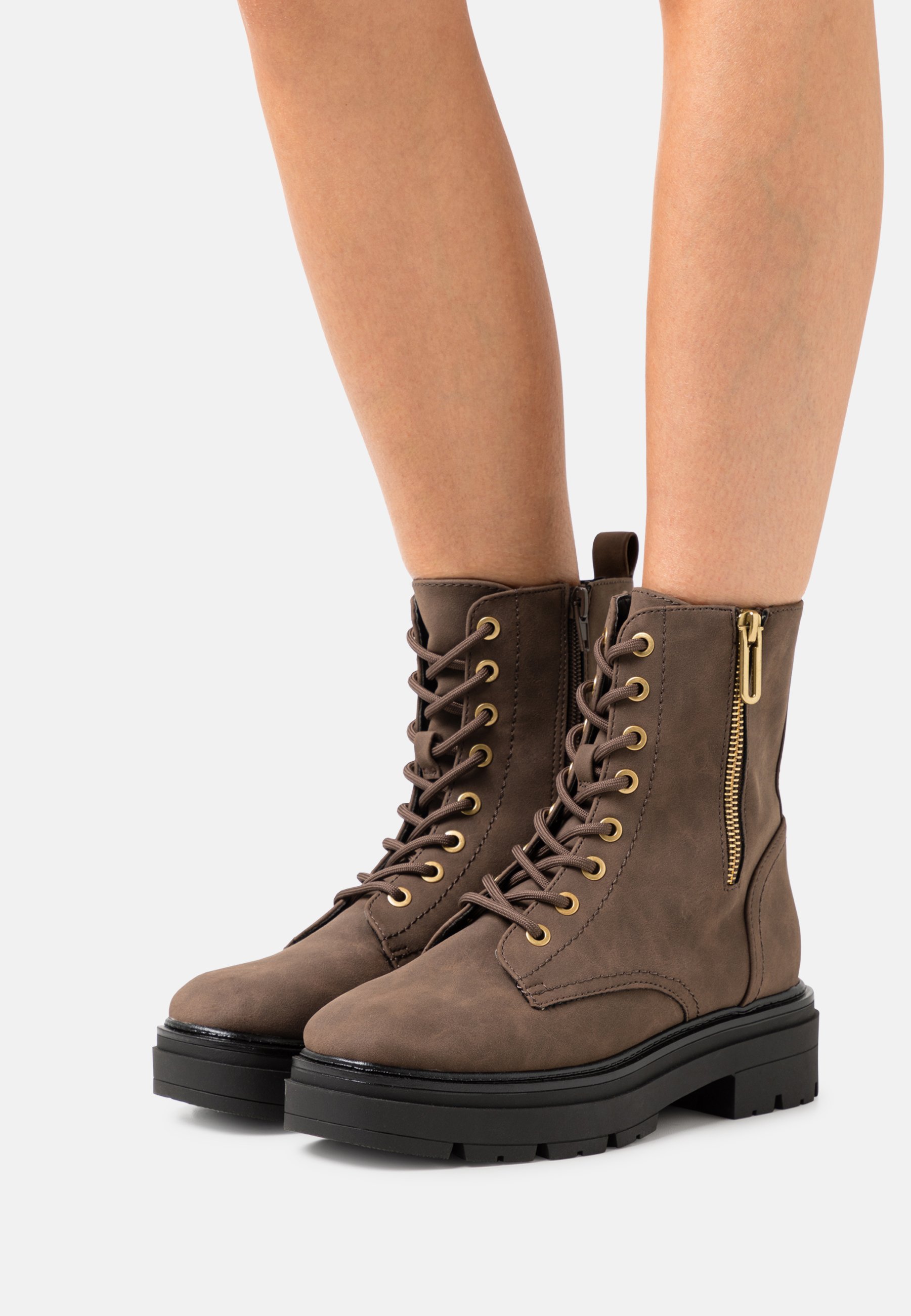 brown spring boots