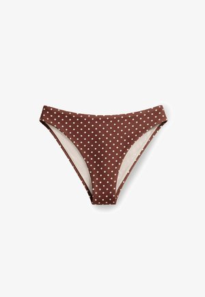 Calzedonia, POLKA DOT BROWN - Braguita de bikini - brown
