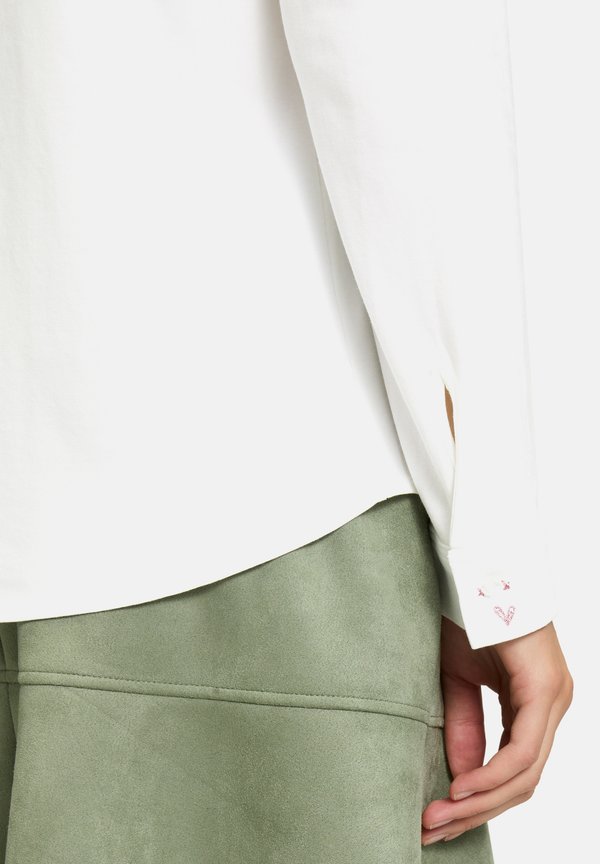 LANGARM-MIT KRAGEN - Hemdbluse - weiß