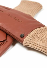 Hand Gewand by Weikert MILOU - LAMMFELL - Gloves - cognac