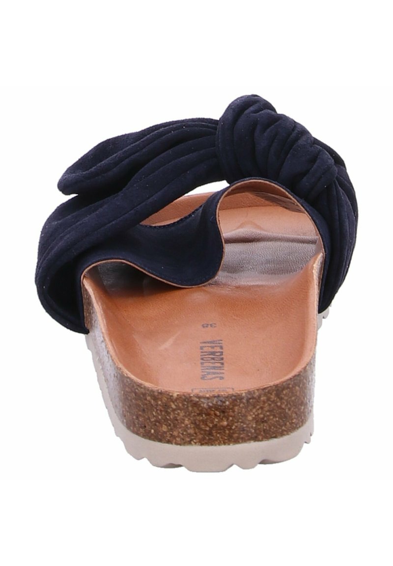 Damen Flache Pantoletten | VERBENAS ROXY Pantolette flach blau/dunkelblau - CD23660 Damen Flache Pantoletten | VERBENAS ROXY Pantolette flach blau/dunkelblau - CD23660