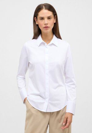 BLUSE - FITTED - Hemdbluse - weiß