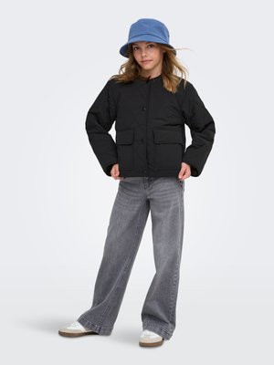 ONLY GIRLS, KOGROSALINA QUILTED NOOS - Välikausitakki - black