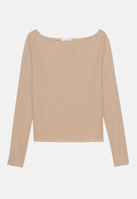 Top s dlouhým rukávem - beige