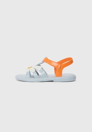 Mini Melissa Riemensandalette - orange/grey