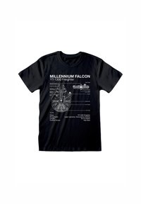 Henry Tiger STAR WARS MILLENIUM SKETCH - T-shirts print - black