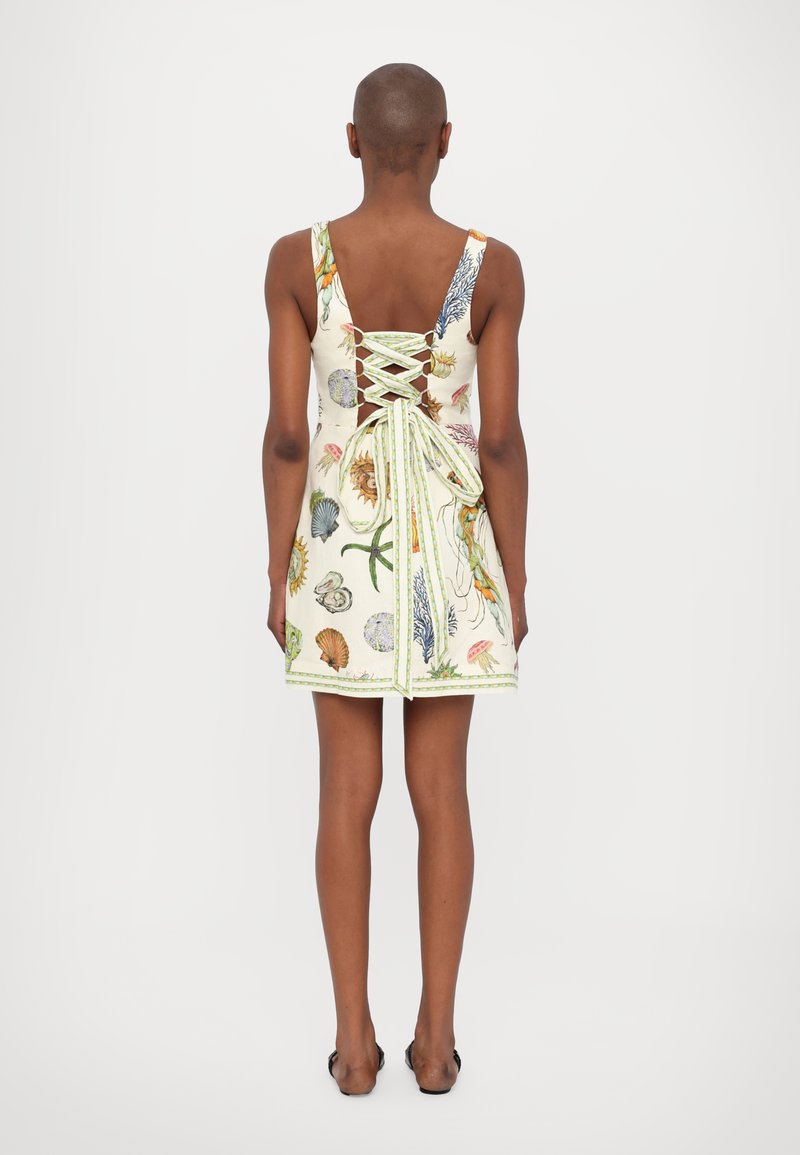 maxi midi dresses O'Neill Women's Zygrid V-Neck Butterfly Dress - Desert Sage