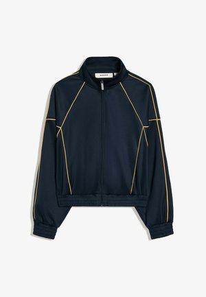 Bershka, PERKINS COLLAR CARDIGAN - Zip-up sweatshirt - royal blue