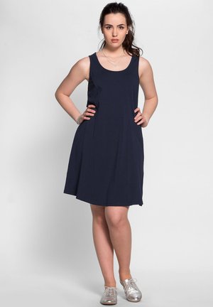 Robe en jersey - marine