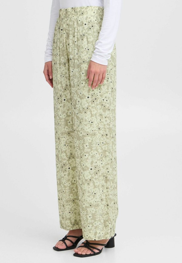 IHMARRAKECH - Trousers - tea dottet flower aop