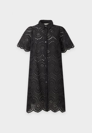 ONLY Carmakoma, CARVALAIS DRESS - Košilové šaty - black