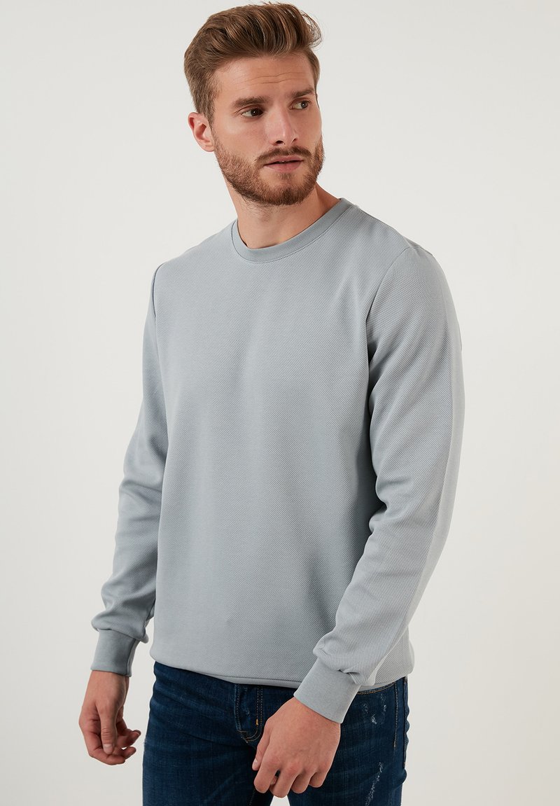 Buratti REGULAR FIT - Mikina - blue-grey