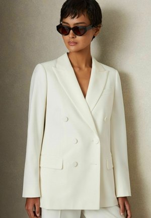 REGULAR FIT - LEANNA  DOUBLE BREASTED TUX  - Blazer - white