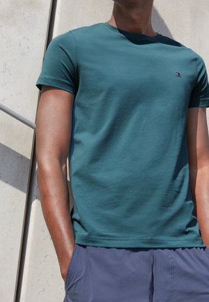 T-Shirt basic - stone blue denim