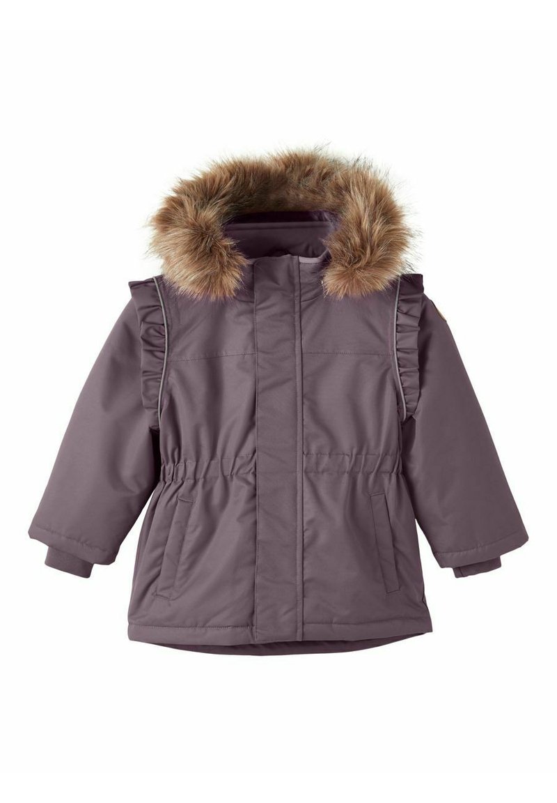 name it Wintermantel donkerpaars name it Wintermantel donkerpaars
