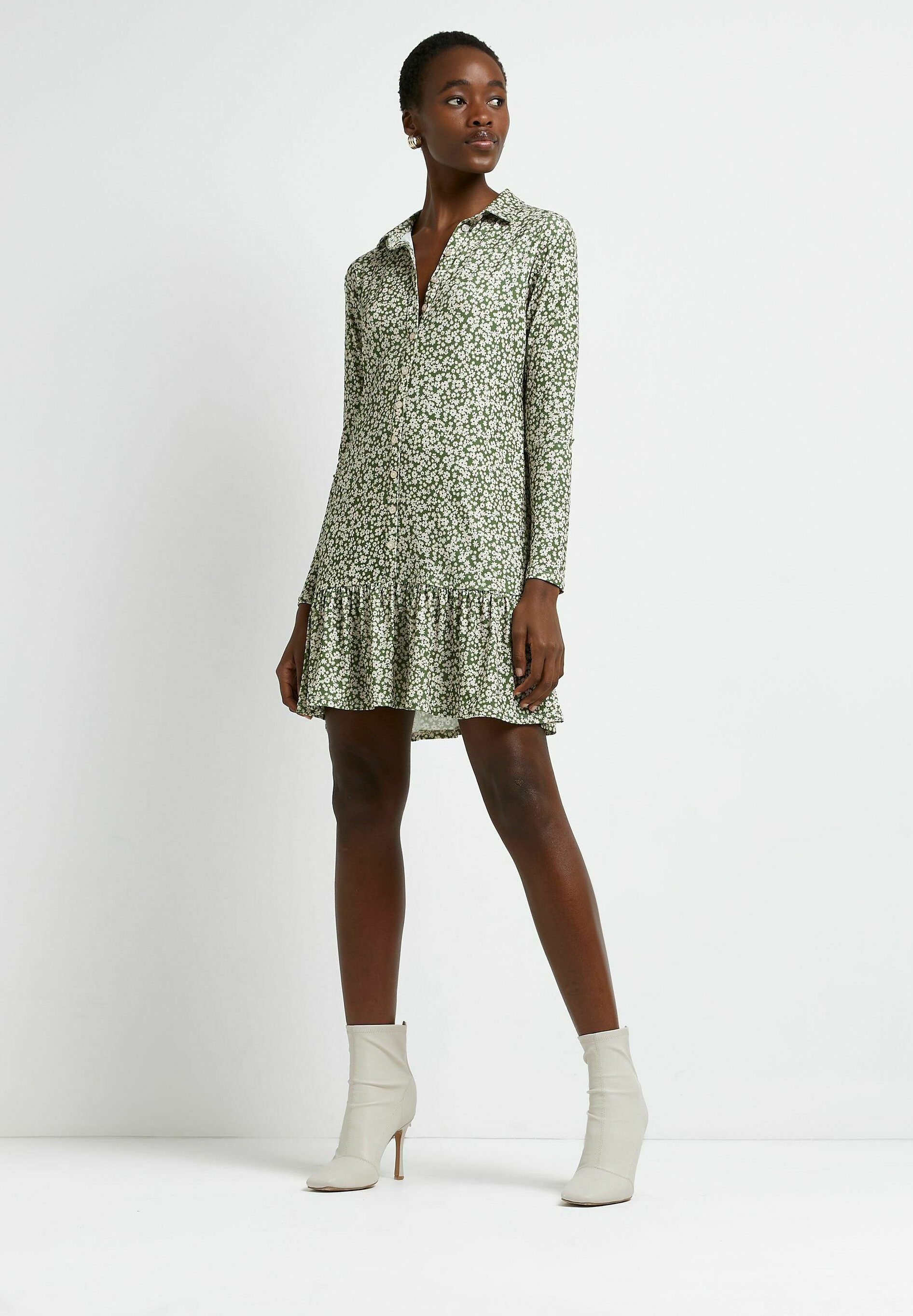 River Island Shirt dress - green 