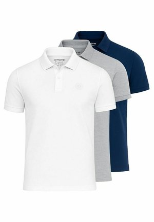 SET OF 3  - Pikeepaita - white navy grey