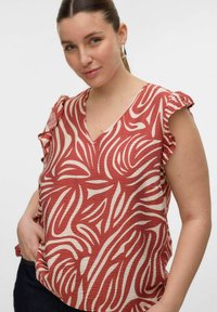 Vero Moda Curve Blouse - marsala