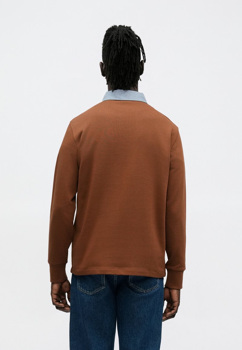 GANT RUGGER - Top s dlouhým rukávem - mahogany brown